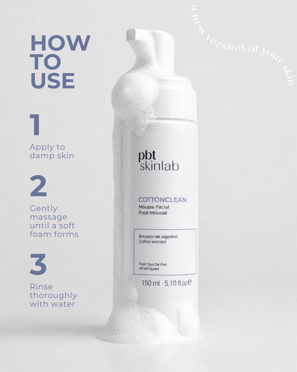 Cotton Clean Facial Mousse