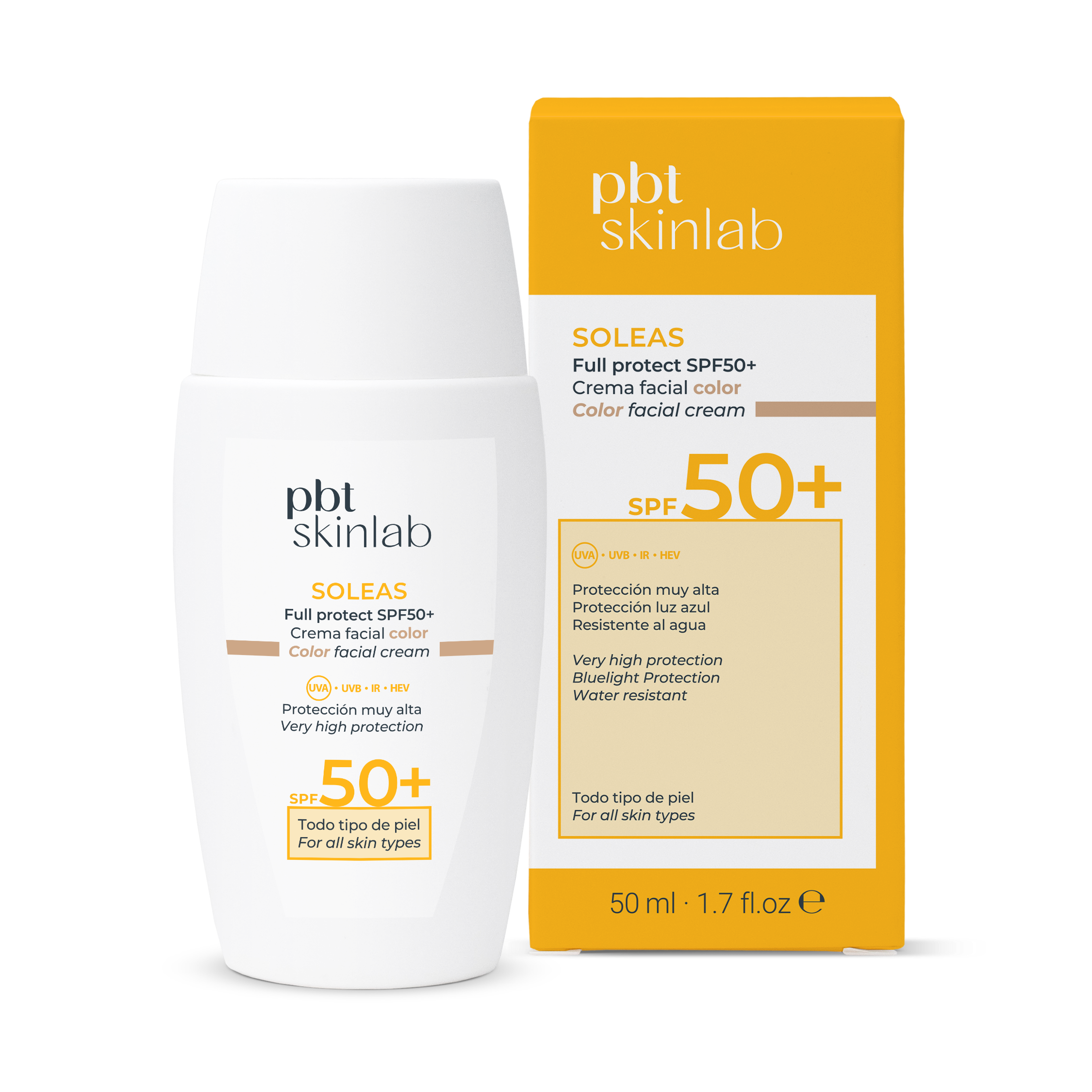 Soleas Full Protect SPF50+ Color